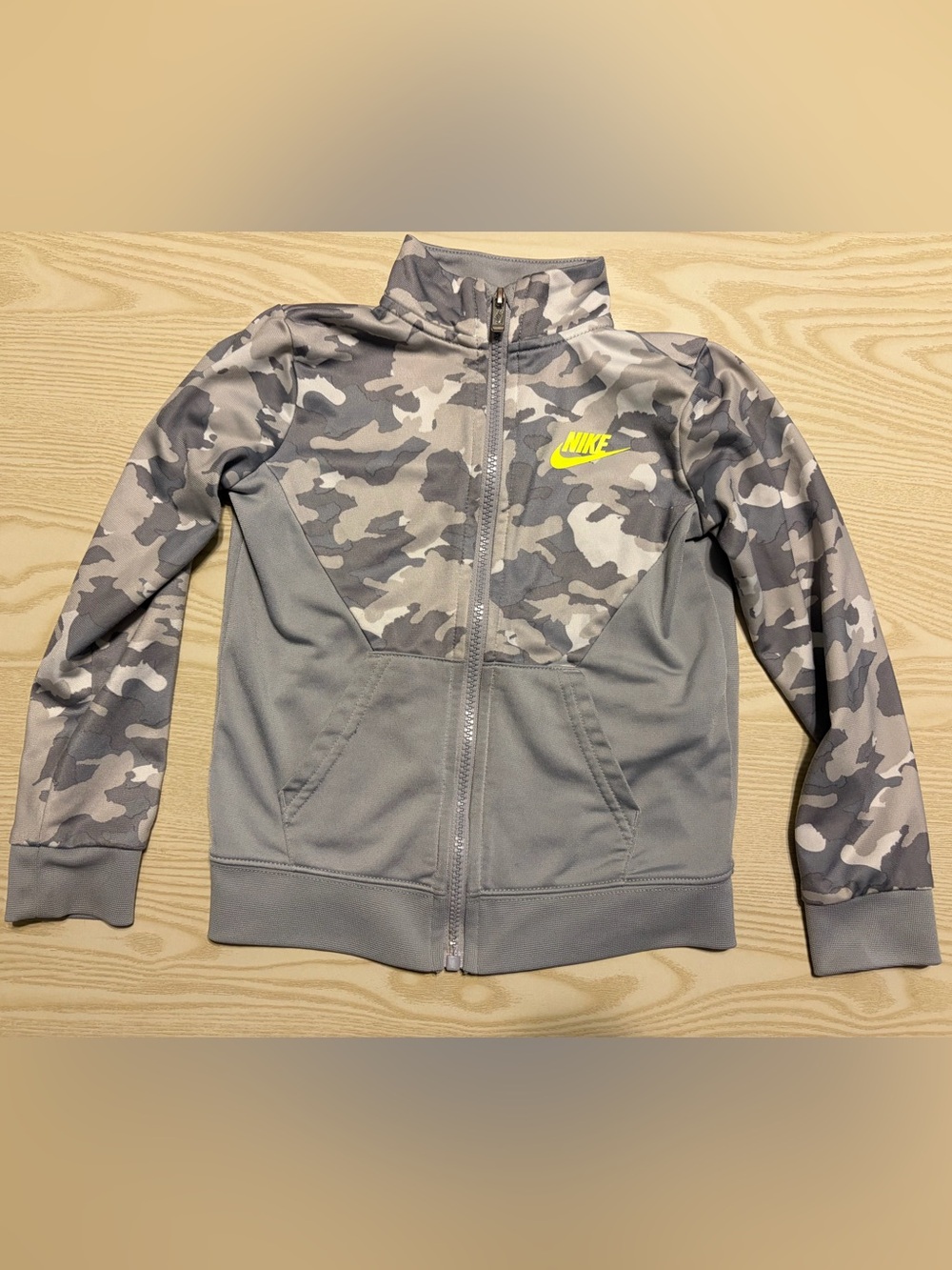 Boys 4T Gray Camo Nike Jacket